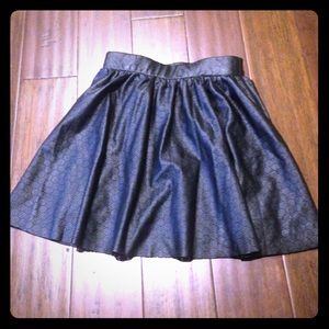 Faux Leather Skirt. NWOT